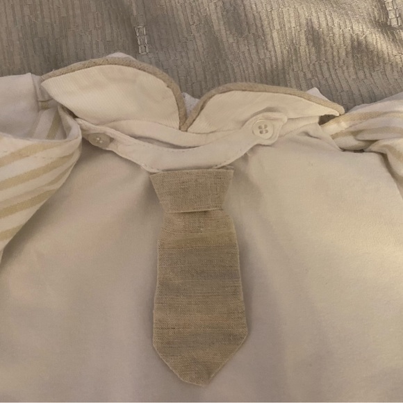 CHICCO Gentleman Baby Boy Footie, vest and detachable tie - Picture 7 of 10